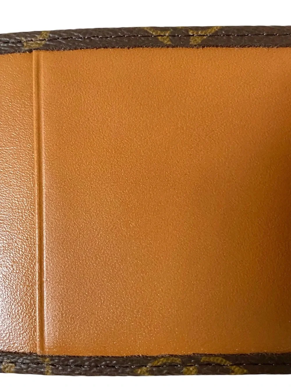 RARE VINTAGE LOUIS VUITTON MONOGRAM PINCE WALLET MONEY CLIP, PRISTINE NWOT